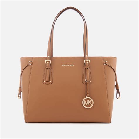 michael kors voyager brown bags women|Michael Kors large shopper tote.